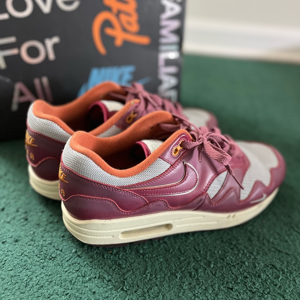 Nike Air Max 1 x Patta “Rush Maroon” – Size 11